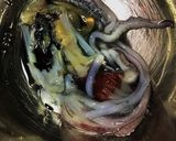 白イカのゲソと新生姜の炊き込みご飯作り方2写真