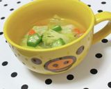 色々野菜とオクラの星スープ作り方26写真