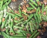 いんげんの搾菜ベーコン炒め作り方5写真