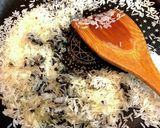 トリュフ風味のチーズリゾット作り方3写真