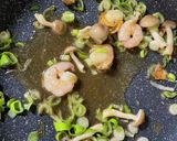 バター香る九条ネギと大葉の明太海鮮パスタ作り方4写真