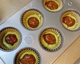 米粉の抹茶マフィン／チョコクリーム入り作り方6写真