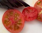 超簡単♡トマトとなすの味噌チーズ重ね蒸し作り方1写真