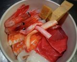 皆の好きネタ海鮮丼4？ヾ(*’Ｏ’*)/作り方4写真