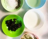 簡単！米粉の抹茶黒糖ミルクシフォン作り方1写真
