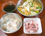 野菜タップリ♪合わせ調味料de中華丼〜！作り方1写真