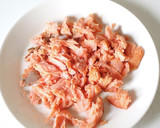 皆大好き【鮭と炒り卵の混ぜご飯】おにぎり作り方5写真