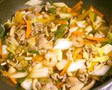 野菜タップリ♪合わせ調味料de中華丼〜！作り方5写真