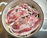 きのこ豚肉蒸し作り方3写真