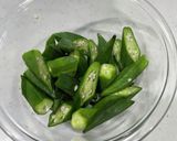 オクラとツナの和え物作り方1写真