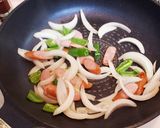 ピリ辛ランチ☆カレーナポリタン作り方3写真