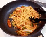 ピリ辛ランチ☆カレーナポリタン作り方6写真