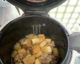 圧力鍋で、鶏肉と大根と厚揚げの煮物作り方7写真