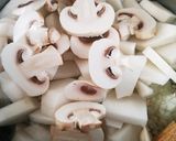 白いお野菜たちのほっこり ミルクスープ作り方2写真