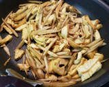 厚揚げとごぼうの和風カレーきんぴら作り方3写真