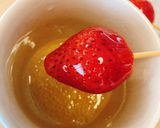 レンジで簡単！パリパリ☆いちご飴作り方5写真