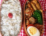 弁当★スパイシーカレーサラダチキンピカタ作り方5写真