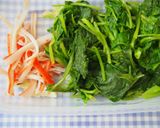 ほうれん草・カニカマのナムル♪作り方3写真