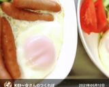 我が家の朝食　ぱっかーんウインナーエッグ作り方27写真