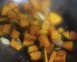 かぼちゃのペペロンチーノ風作り方4写真