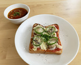 のせて焼くだけ無添加の鯖缶ピザトースト作り方19写真