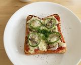 のせて焼くだけ無添加の鯖缶ピザトースト作り方18写真
