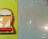 息子部活前後軽食カニカマロールサンド❿♪作り方4写真