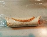 息子部活前後軽食カニカマロールサンド❿♪作り方5写真