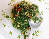 簡単☆鯖缶と大葉ペーストのスパゲッティ作り方3写真