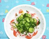 夏野菜をふんだんに！ 何でもサラダ作り方4写真