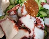 梅酢タコとキュウリの梅肉和え作り方1写真