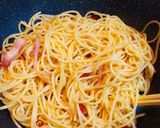 スプラウトにんにくのペペロンチーノ作り方6写真