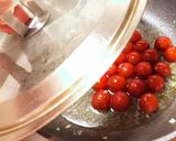 爽やかな酸味と甘み♪ミニトマトのパスタ作り方2写真