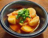 甘くて香りが良く崩れない焼き蕪のお味噌汁作り方12写真