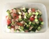 簡単＊綺麗な寒天サラダ作り方2写真
