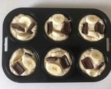 卵不使用！チョコバナナマフィン作り方4写真