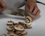 マッシュルームブロッコリーのトマトパスタ作り方5写真