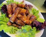 マコモダケの肉巻き〜韓国風作り方8写真
