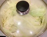豚ひき肉と春キャベツのずぼらスープ煮♪作り方5写真