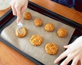 オートミールピーナッツバタークッキー作り方4写真
