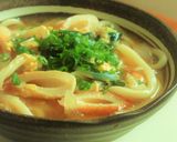 〖 ちくわと生わかめの卵とじうどん 〗作り方4写真