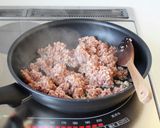 簡単美味しい【タイ風そぼろごはん】バジル作り方3写真