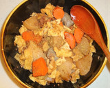 ヒラヒラ大根と豚のすき焼鍋❤️後引きの味作り方8写真