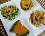 ★レンジでチン！かぼちゃの煮物とマヨ和え作り方10写真
