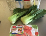 青梗菜とカニカマの中華炒め作り方1写真