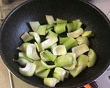 青梗菜とカニカマの中華炒め作り方4写真