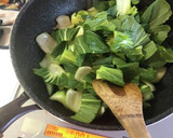 青梗菜とカニカマの中華炒め作り方5写真