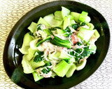 青梗菜とカニカマの中華炒め作り方7写真