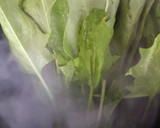 ほうれん草とトマトと大葉のおひたし作り方1写真