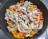 町中華風のモツ味噌炒め作り方4写真